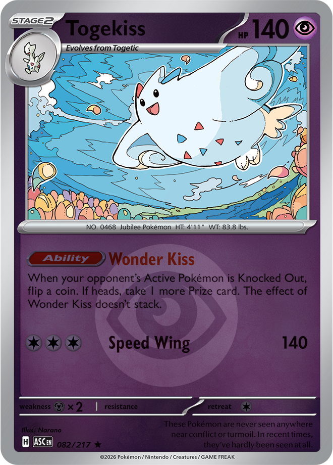 Togekiss (Energy Symbol Pattern) 082/217 — Ascended Heroes
