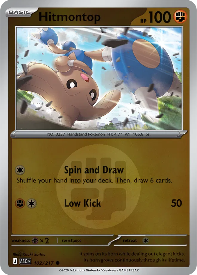 Hitmontop — Ascended Heroes