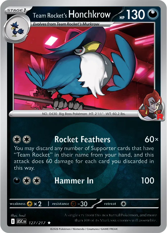 Team Rocket's Honchkrow — Ascended Heroes