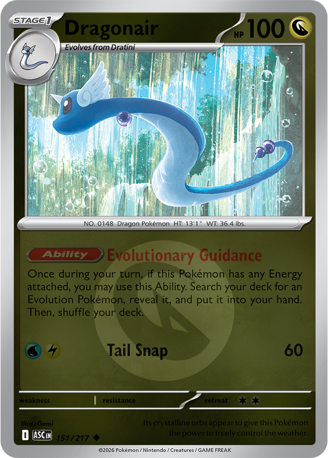 Dragonair (Energy Symbol Pattern) 151/217 — Ascended Heroes