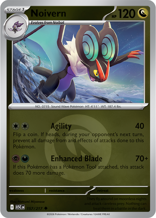 Noivern (Energy Symbol Pattern) 157/217 — Ascended Heroes