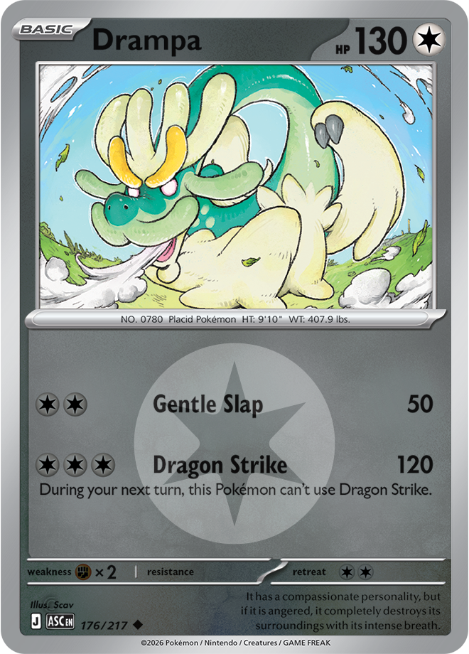 Drampa (Energy Symbol Pattern) 176/217 — Ascended Heroes