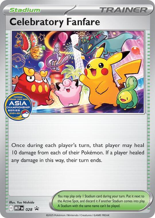 Celebratory Fanfare (Asia Championship Series 24-25) 028 — Mega Evolution Promos