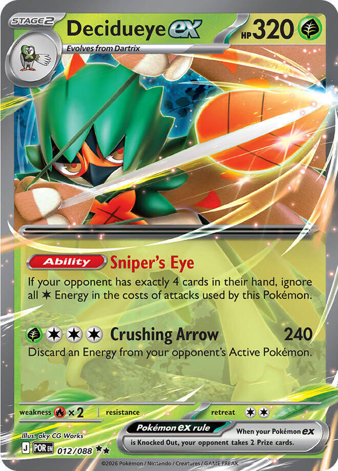 Decidueye ex 012/088 — Perfect Order