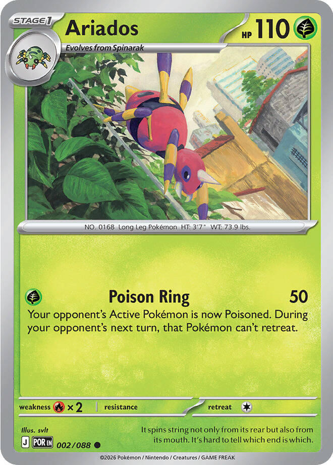pokemon card spinarak Vintage Common