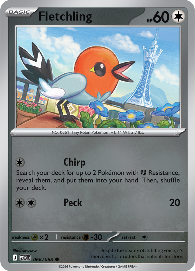 Fletchling 066/088 — Perfect Order