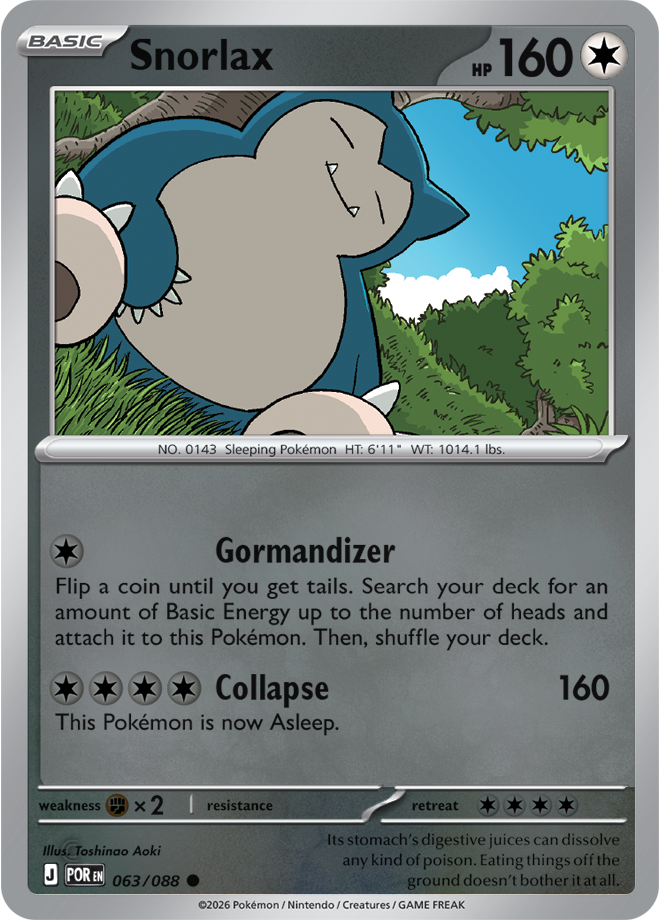 Snorlax 063/088 — Perfect Order
