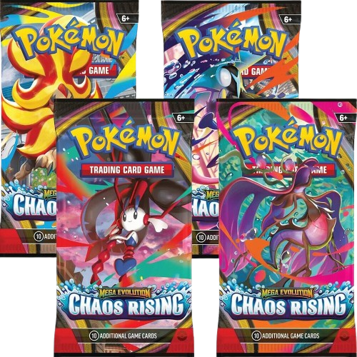 Chaos Rising Booster Pack Art Bundle [Set of 4]