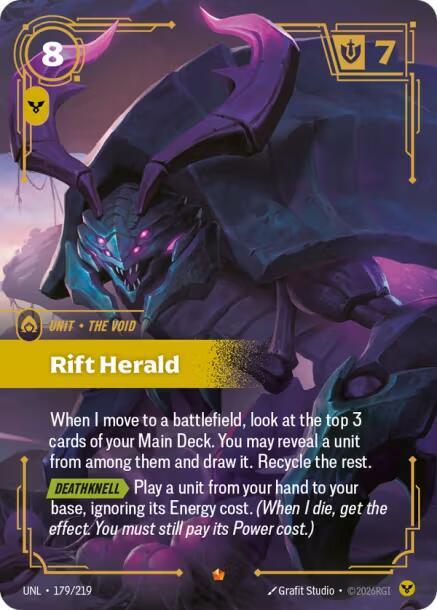 Rift Herald - 179/219 - Unleashed Riftbound - Collectr