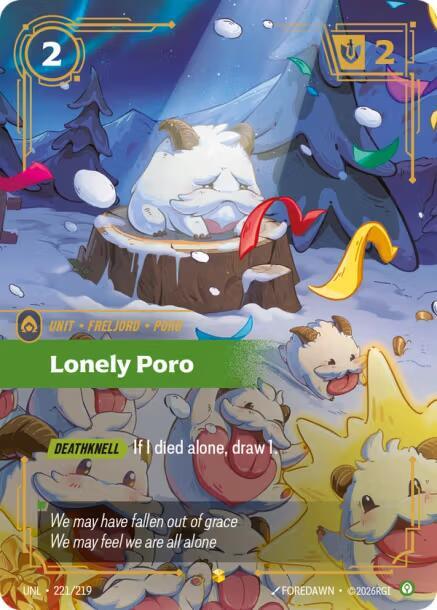 Lonely Poro (Overnumbered) 