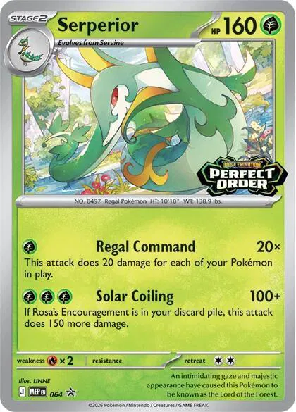 serperior pokemon card price (6) 6/114 The item may be similar but not exactly the same as the image (e.g Serperior - 064 - 064