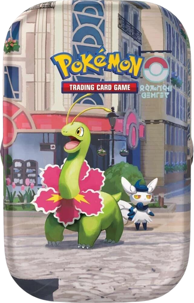 Lumiose City Mini Tin [Meganium & Meowstic] 
