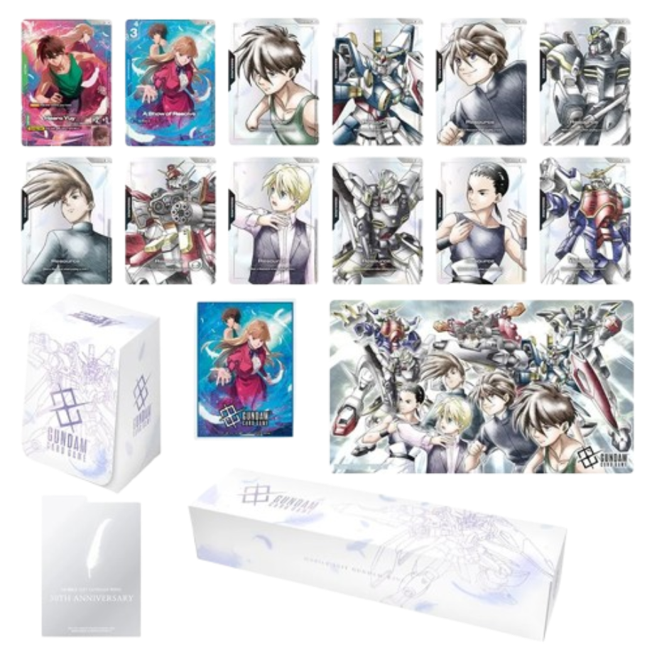 [PB01] Gundam Card Game Premium Accessory Set - Mobile Suit Gundam Wing 
