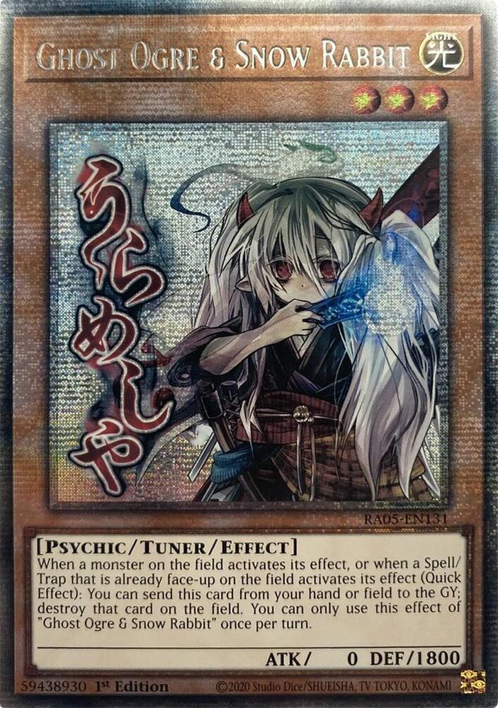 Ghost Ogre & Snow Rabbit (Starlight Rare) - RA05-EN131 - Rarity ...