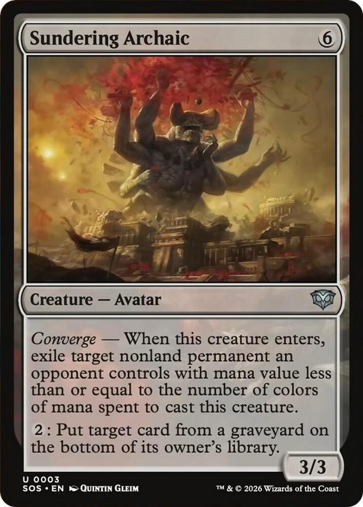 Sundering Archaic 3
