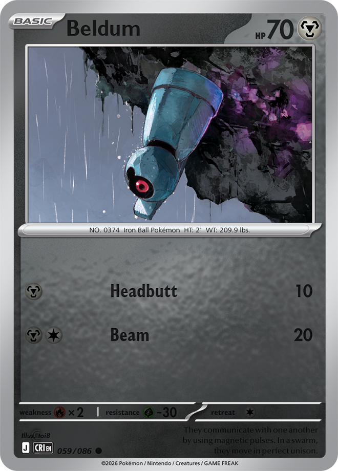 Beldum 059/086 — Chaos Rising