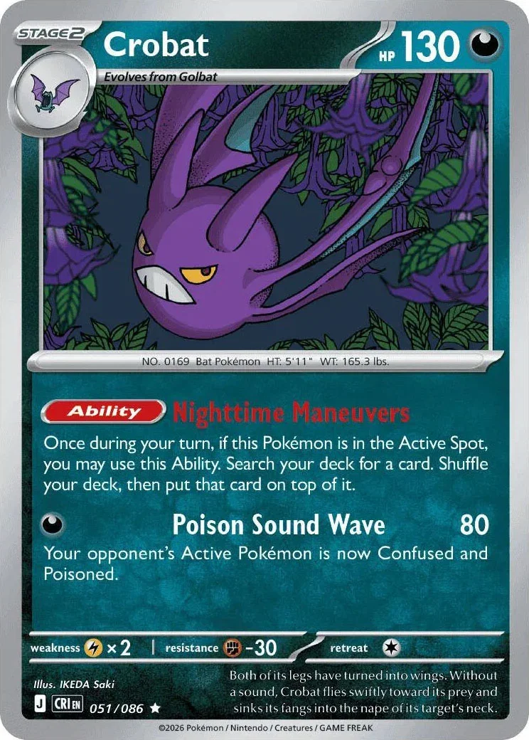 Crobat 051/086 — Chaos Rising