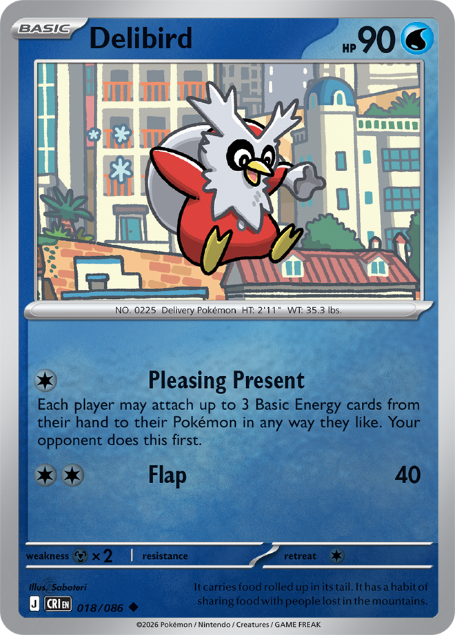 Delibird 018/086 — Chaos Rising