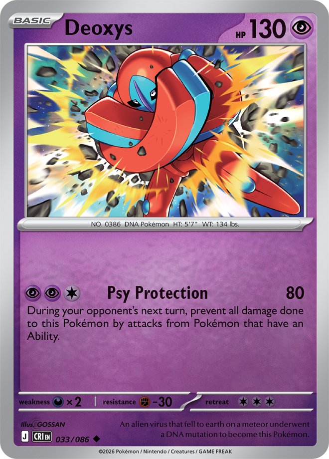 Deoxys 033/086 — Chaos Rising