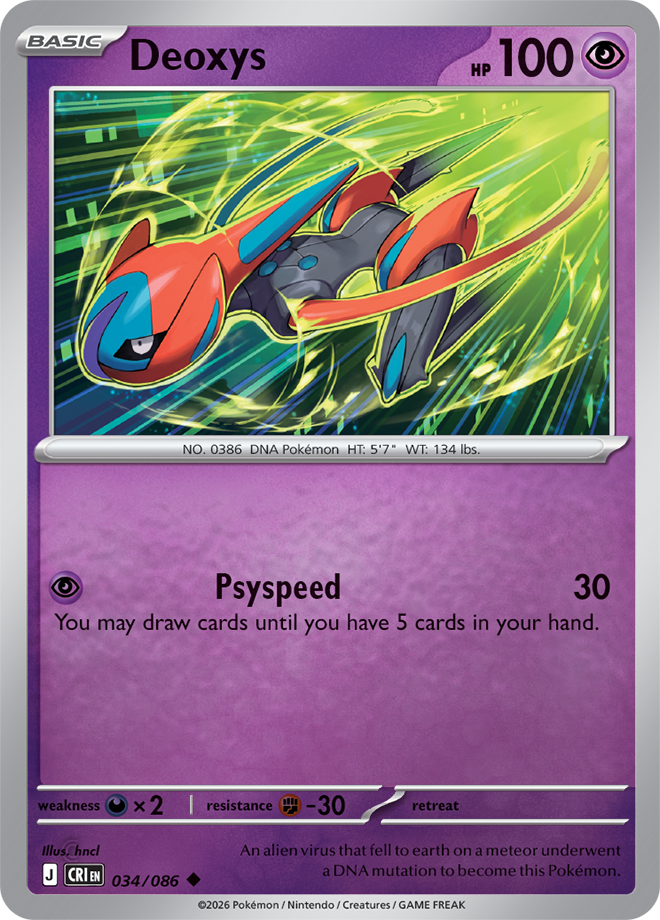 Deoxys 034/086 — Chaos Rising