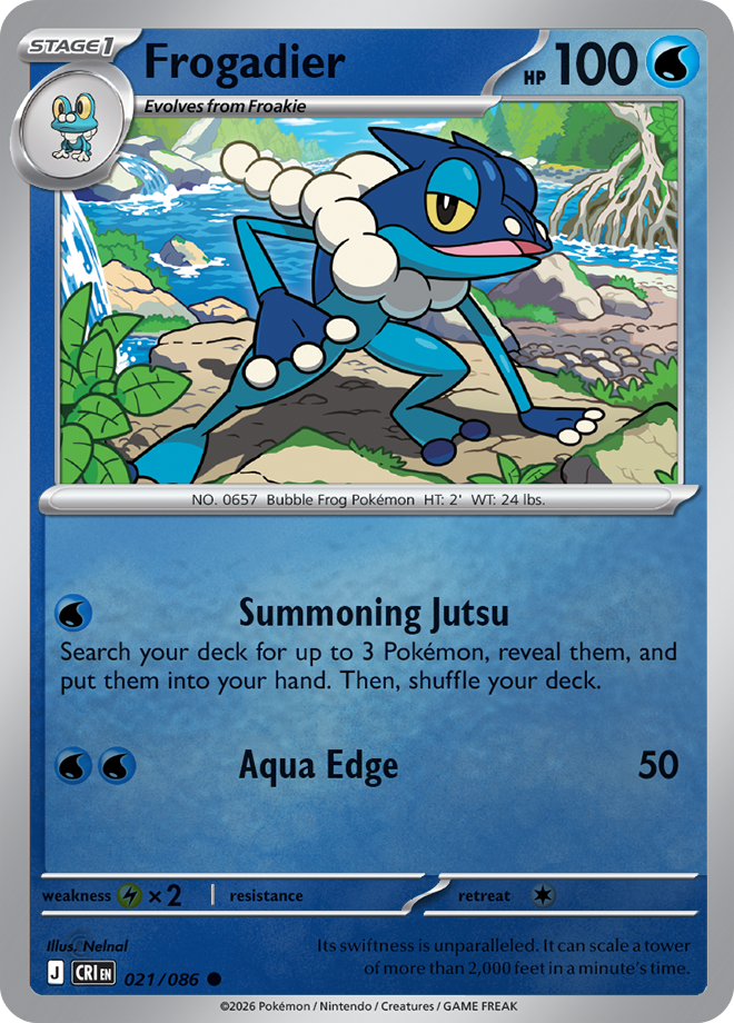 Frogadier 021/086 — Chaos Rising