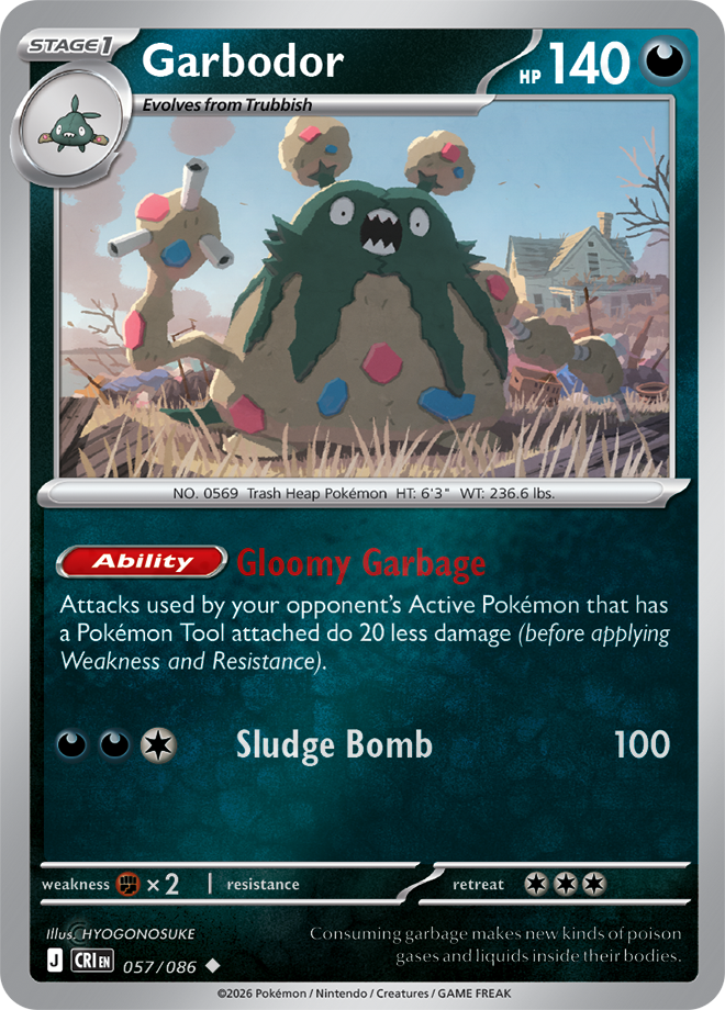 Garbodor 057/086 — Chaos Rising