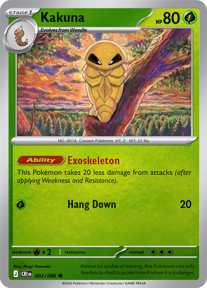 Kakuna 002/086 — Chaos Rising
