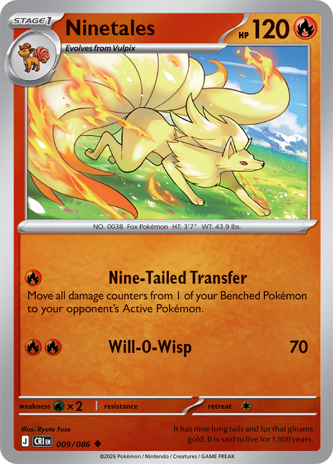 Ninetales 009/086 — Chaos Rising