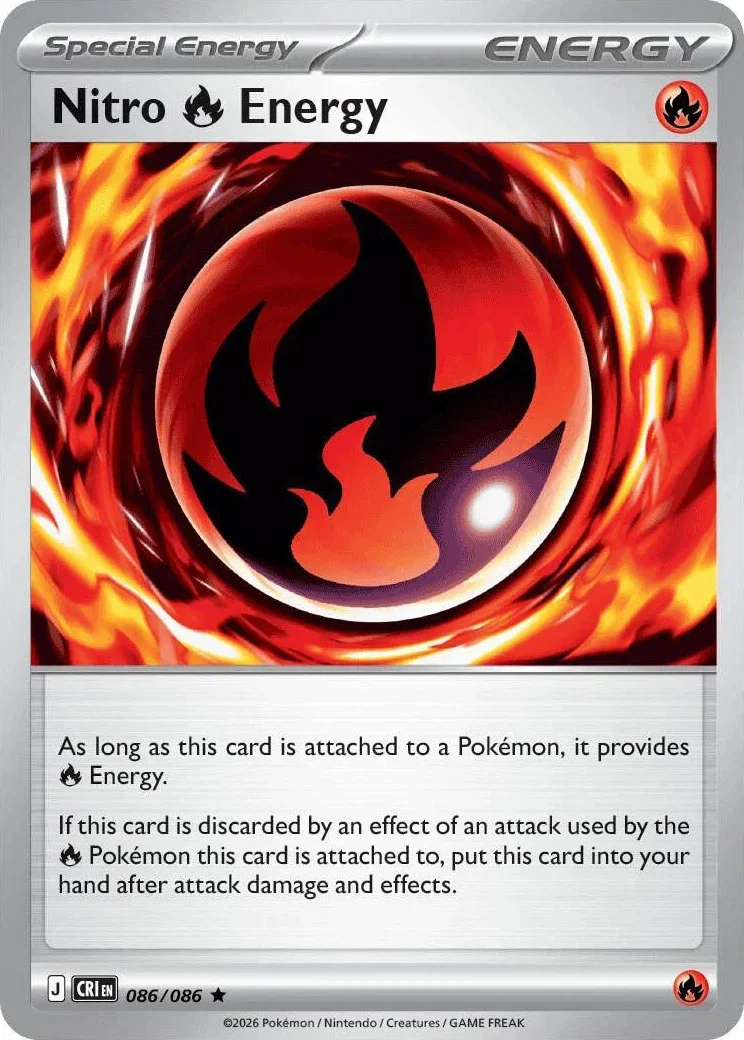 Nitro Fire Energy 086/086 — Chaos Rising