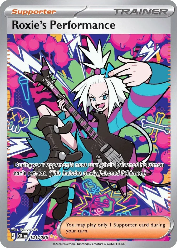 Roxie's Performance - 121/086 - Chaos Rising Pokemon - Collectr