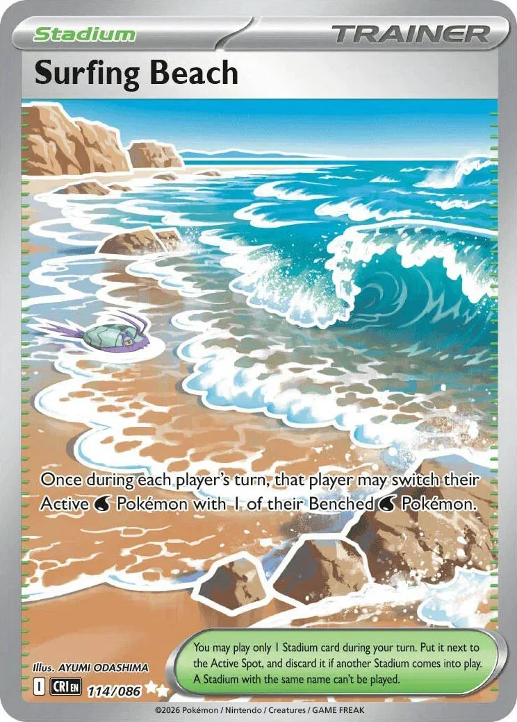 Surfing Beach 114/086 — Chaos Rising