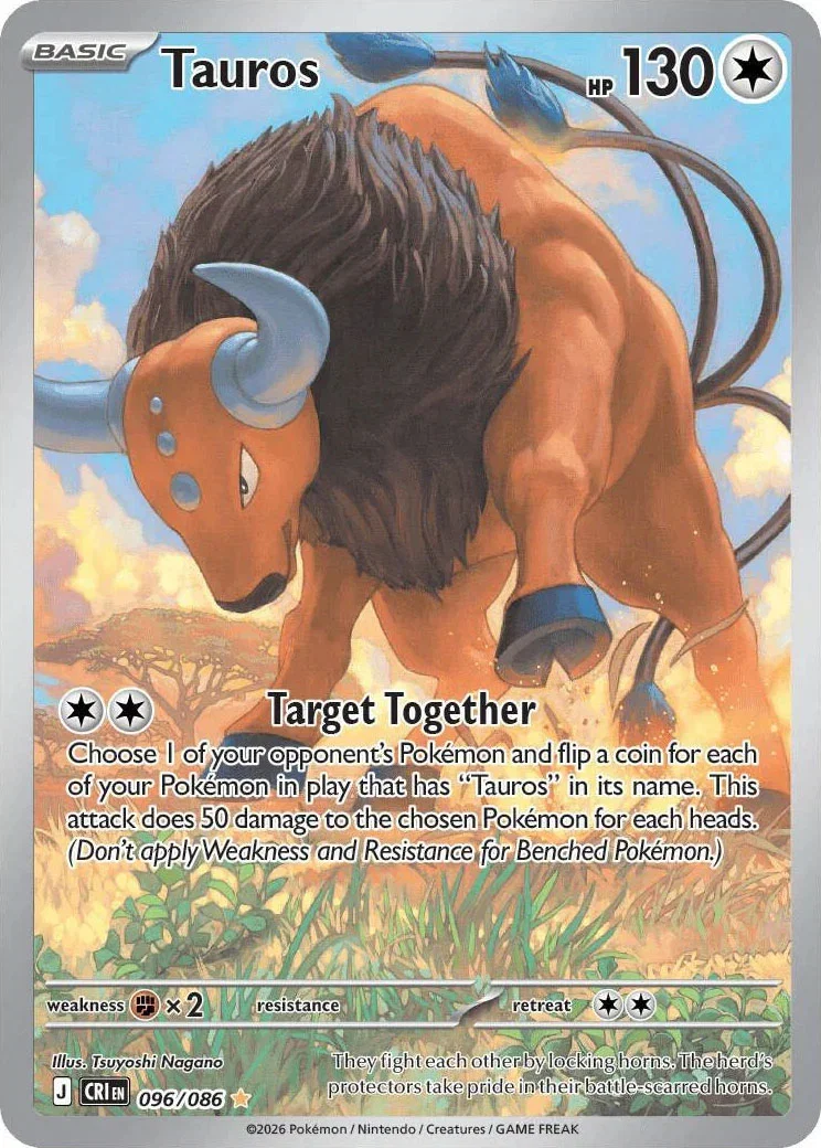 Tauros - 096/086 - Chaos Rising Pokemon - Collectr
