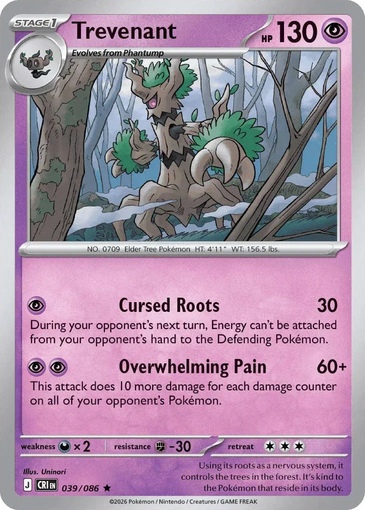 Trevenant 039/086 — Chaos Rising
