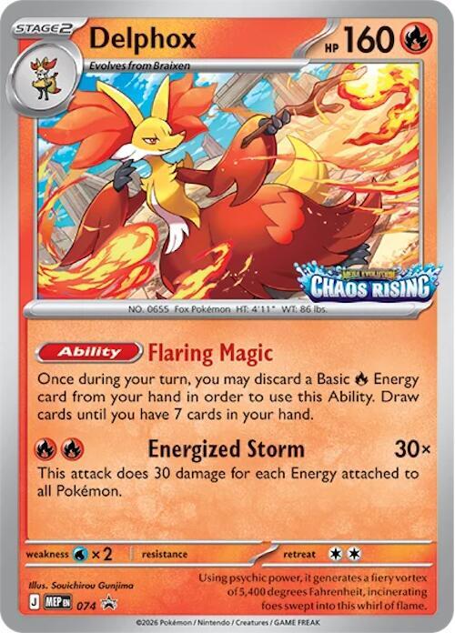 Delphox 074 — Mega Evolution Promos