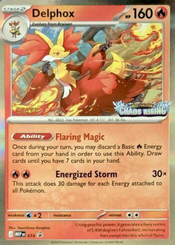 Delphox [Staff] 074 — Mega Evolution Promos