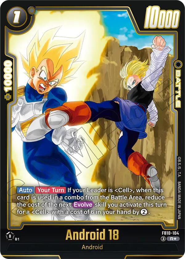Android 18 - FB10-104 (Alternate Art) 