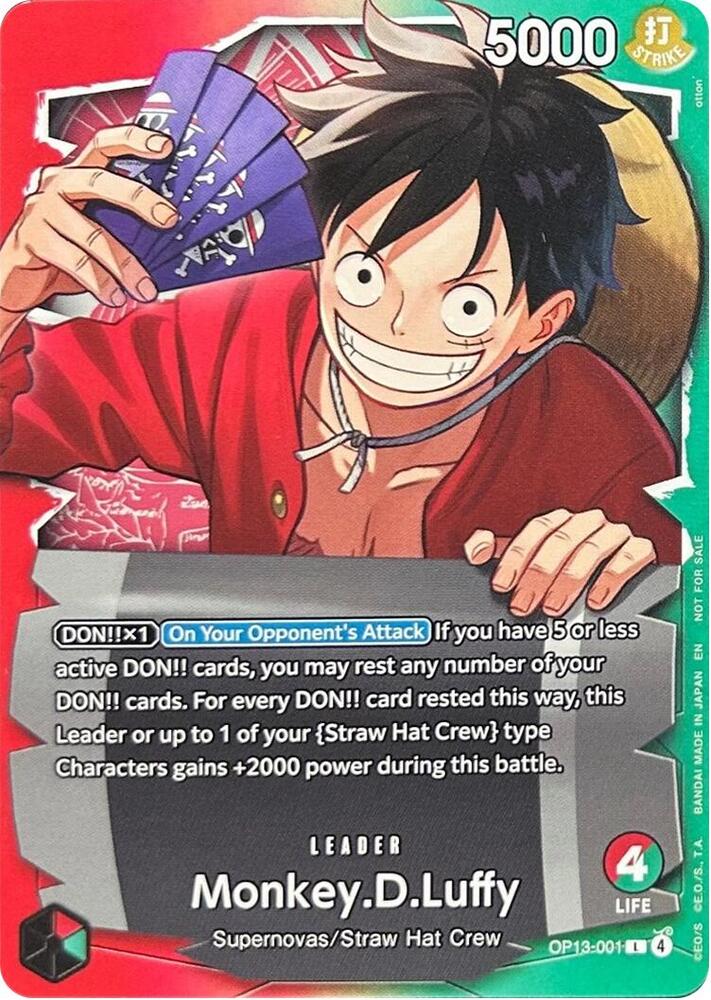 Monkey.D.Luffy - OP13-001 (Ichiban Kuji Exclusive) 