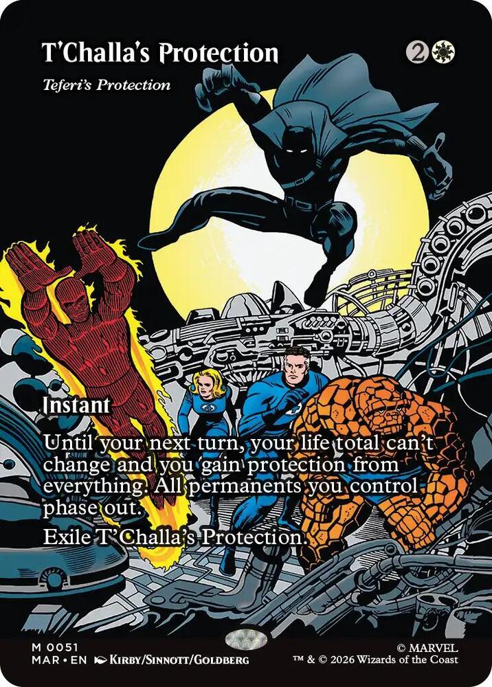 T'Challa's Protection - Teferi's Protection (Borderless) 