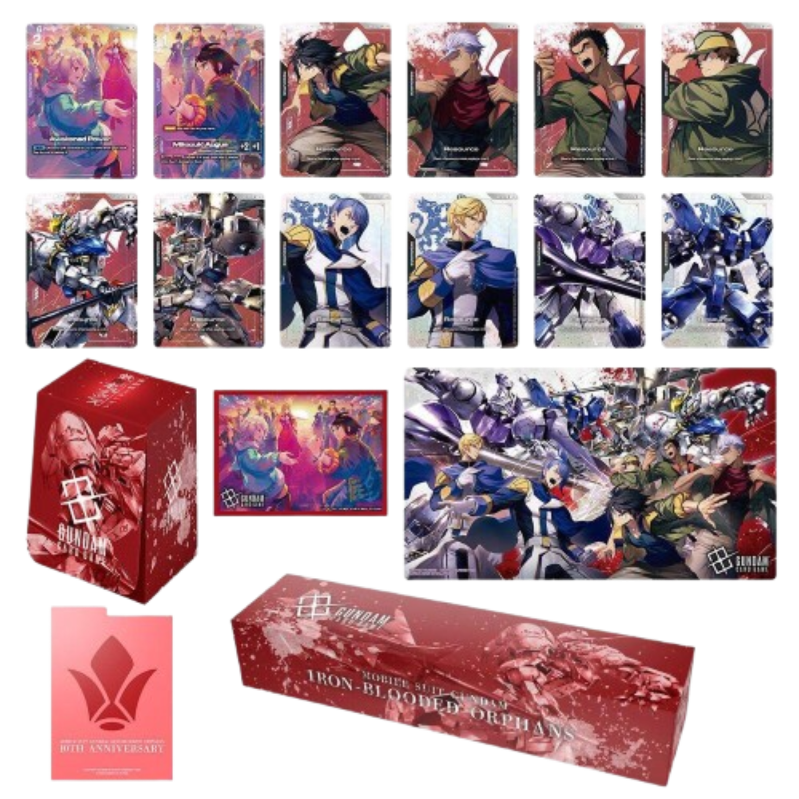 [PB02] Gundam Card Game Premium Accessory Set - Mobile Suit Gundam: Iron-Blooded Orphans 