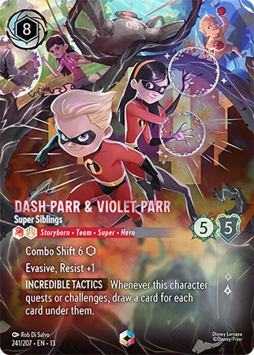 Dash Parr & Violet Parr - Super Siblings (Enchanted) 
