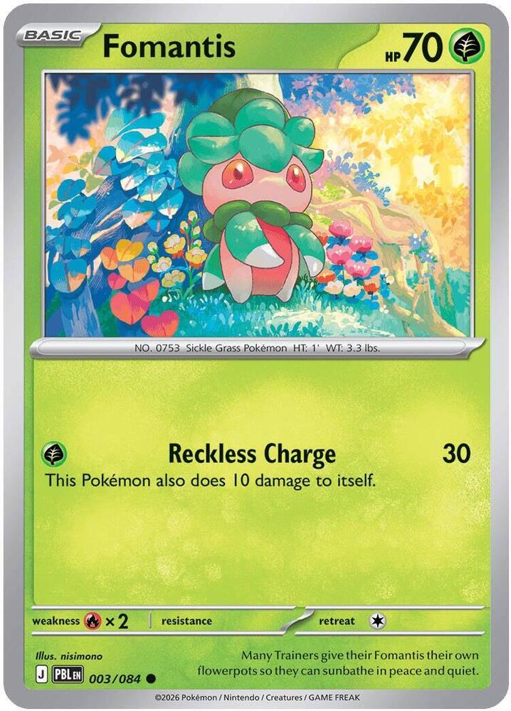 Fomantis 003/084 — Pitch Black