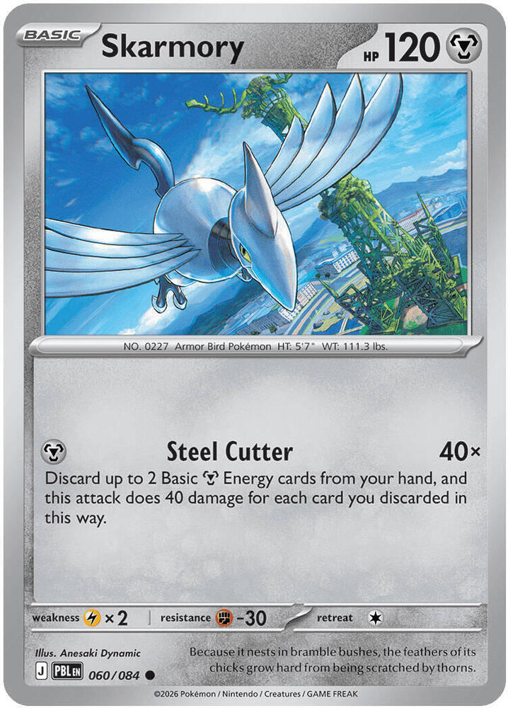 Skarmory 060/084 — Pitch Black