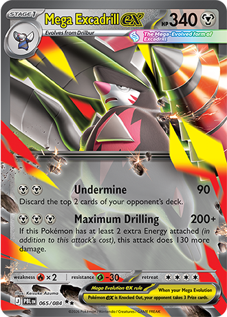 Mega Excadrill ex 065/084 — Pitch Black