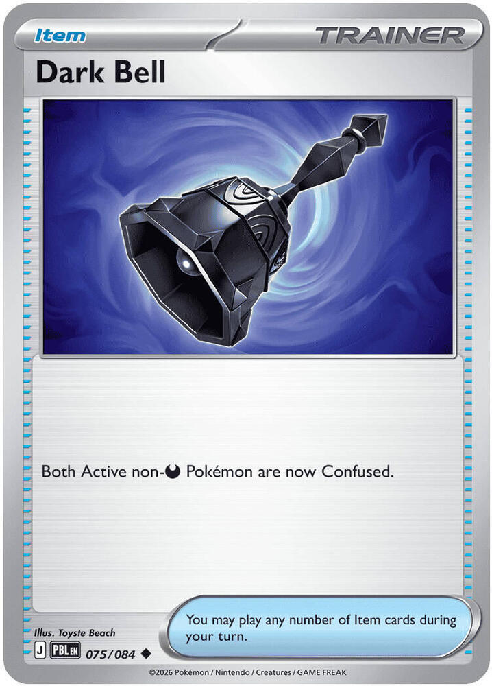 Dark Bell 075/084 — Pitch Black