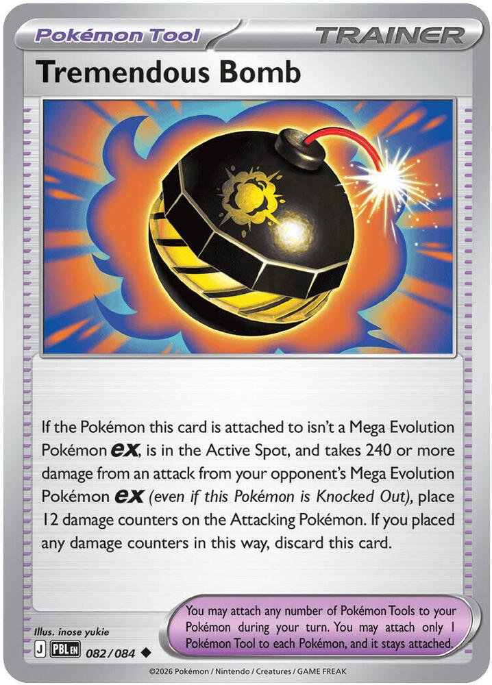 Tremendous Bomb 082/084 — Pitch Black