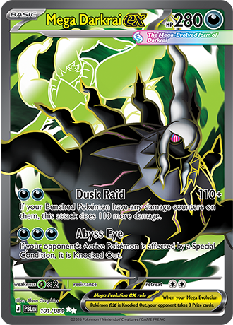Mega Darkrai ex 101/084 — Pitch Black