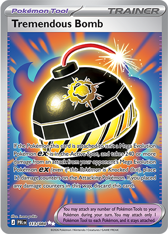 Tremendous Bomb 113/084 — Pitch Black