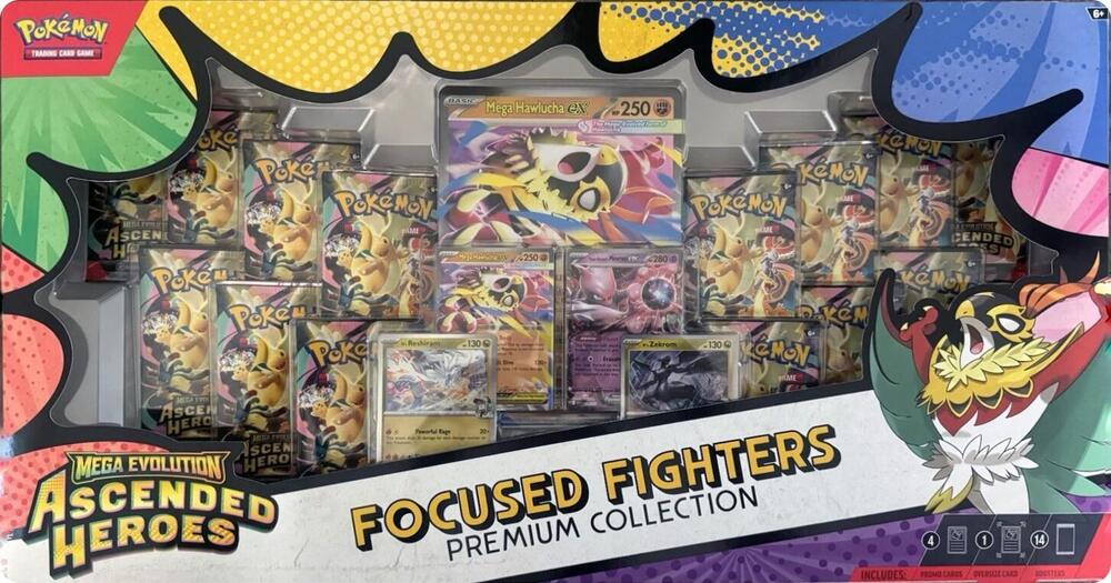 Ascended Heroes Focused Fighters Premium Collection (Sam's Club) 