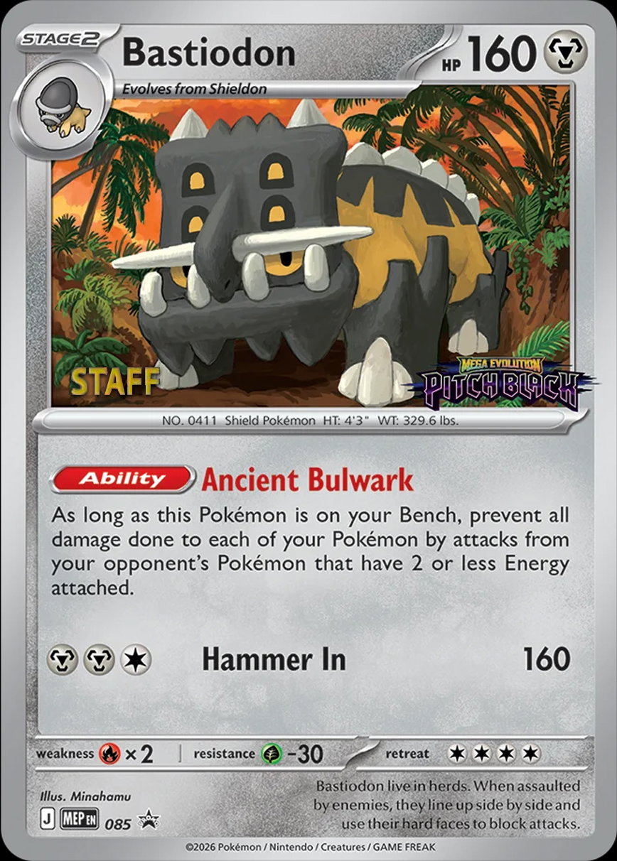 Bastiodon - 085 [Staff] 085 — Mega Evolution Promos