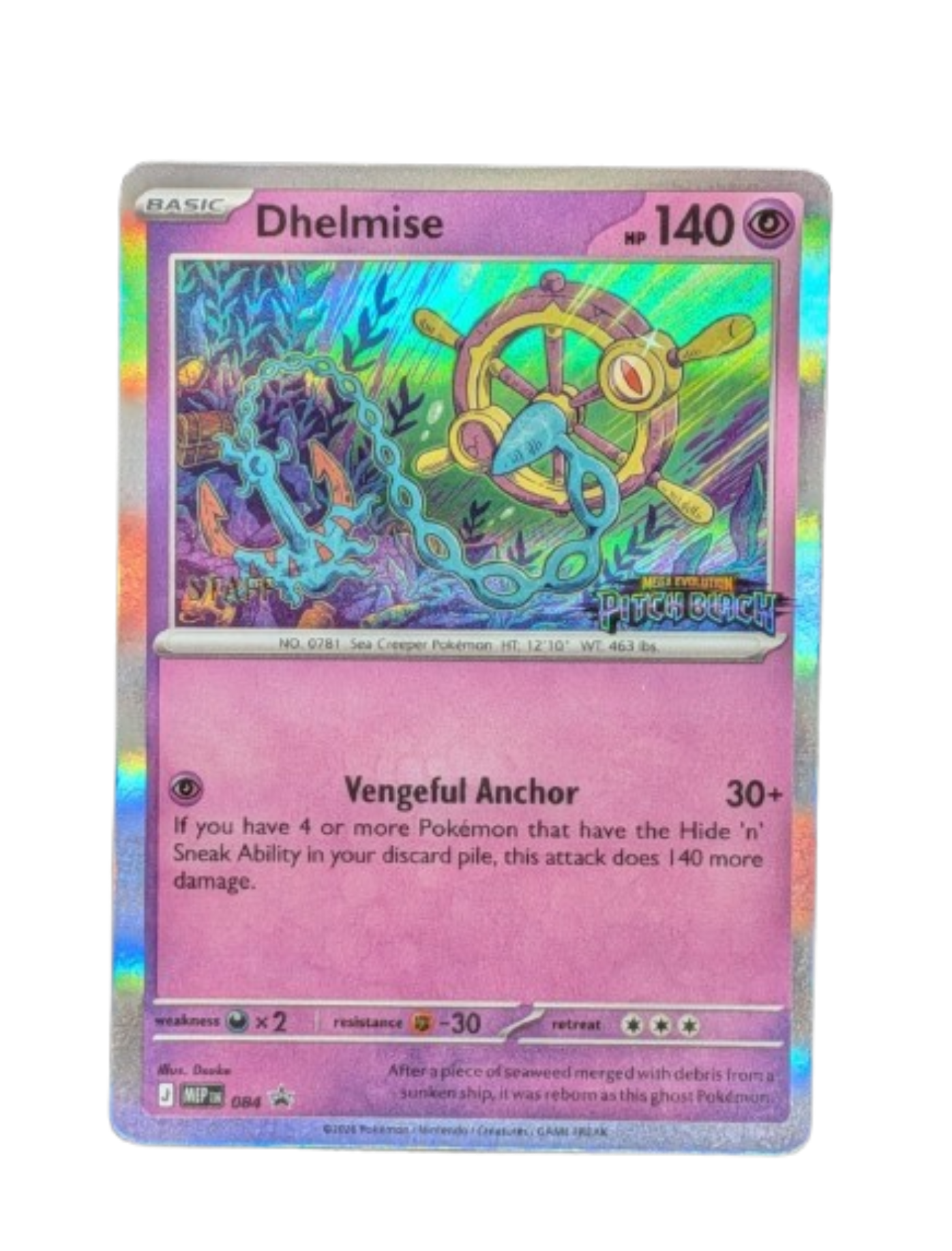 Dhelmise [Staff] 084 — Mega Evolution Promos